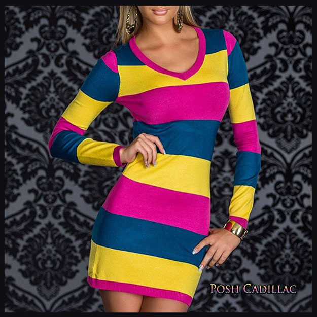 Multicolor-Mini-Longsleeve-fitted-dresss-Posh-Cadiilac-in-blue-below-main-txt-web-S