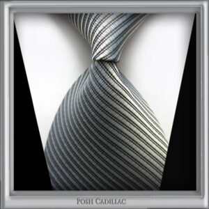 Grey-silver-thin-striped-weave-tie-Posh-Cadillac-txt-main-web-S